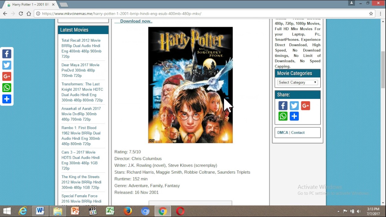 Harry Potter Movies In Hindi Free Download 7 Part Hd